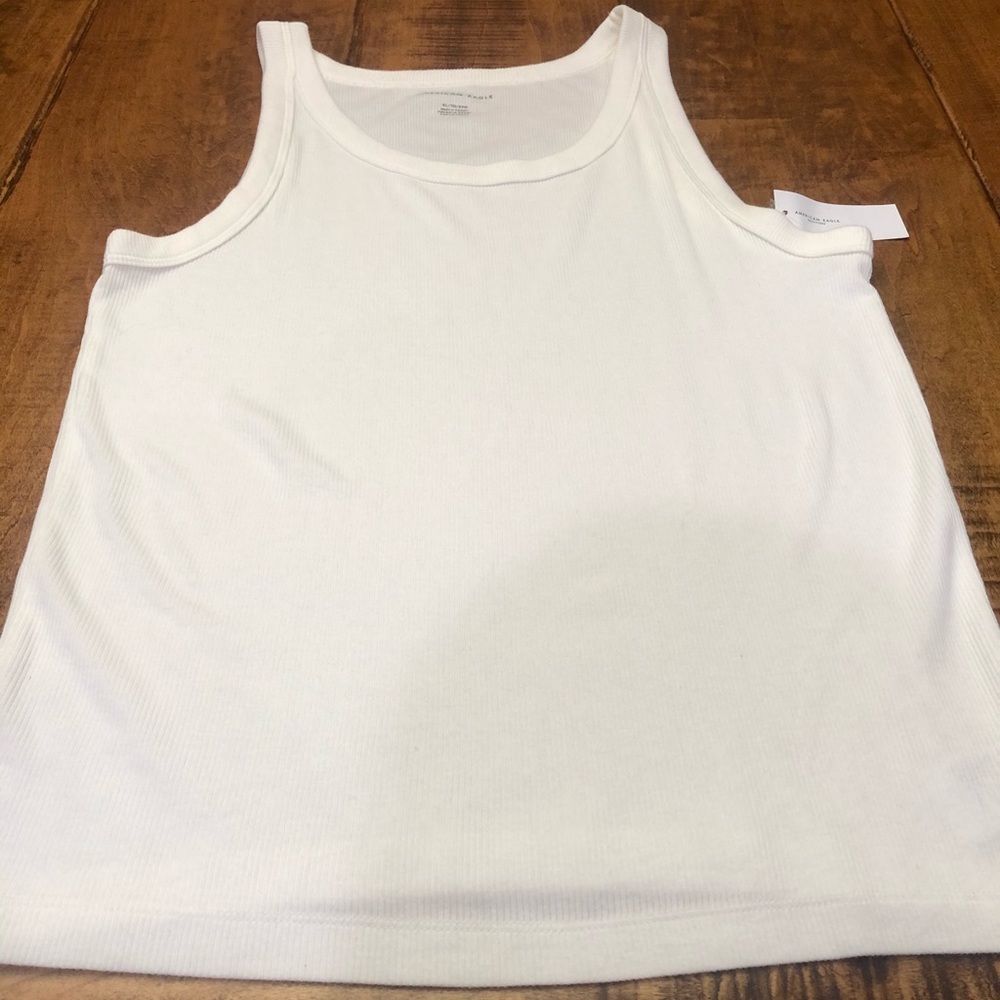 NWT White Stretch Fit American Eagle Tank Top